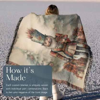 Holiday Nutcracker Cheer Woven Blankets - ZumBuys