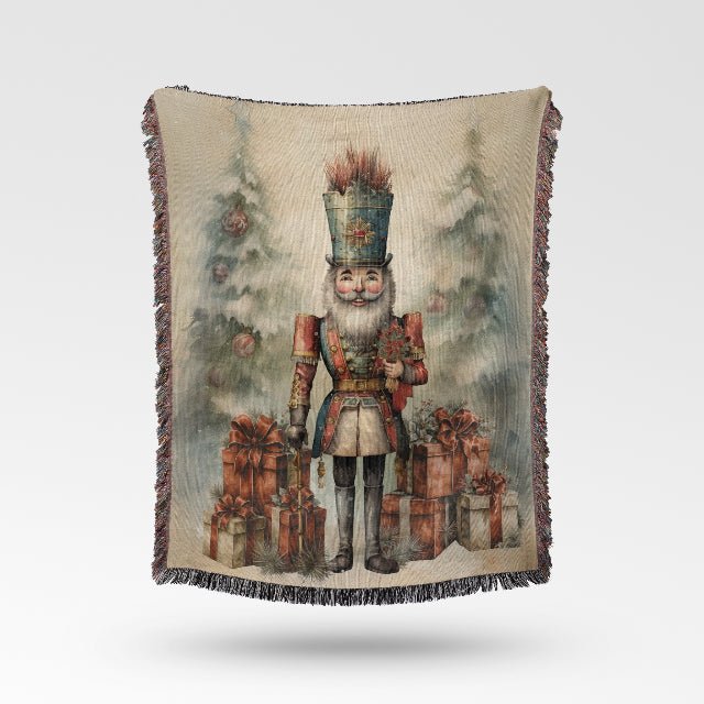 Holiday Nutcracker Cheer Woven Blankets - ZumBuys