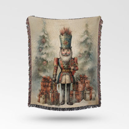 Holiday Nutcracker Cheer Woven Blankets - ZumBuys