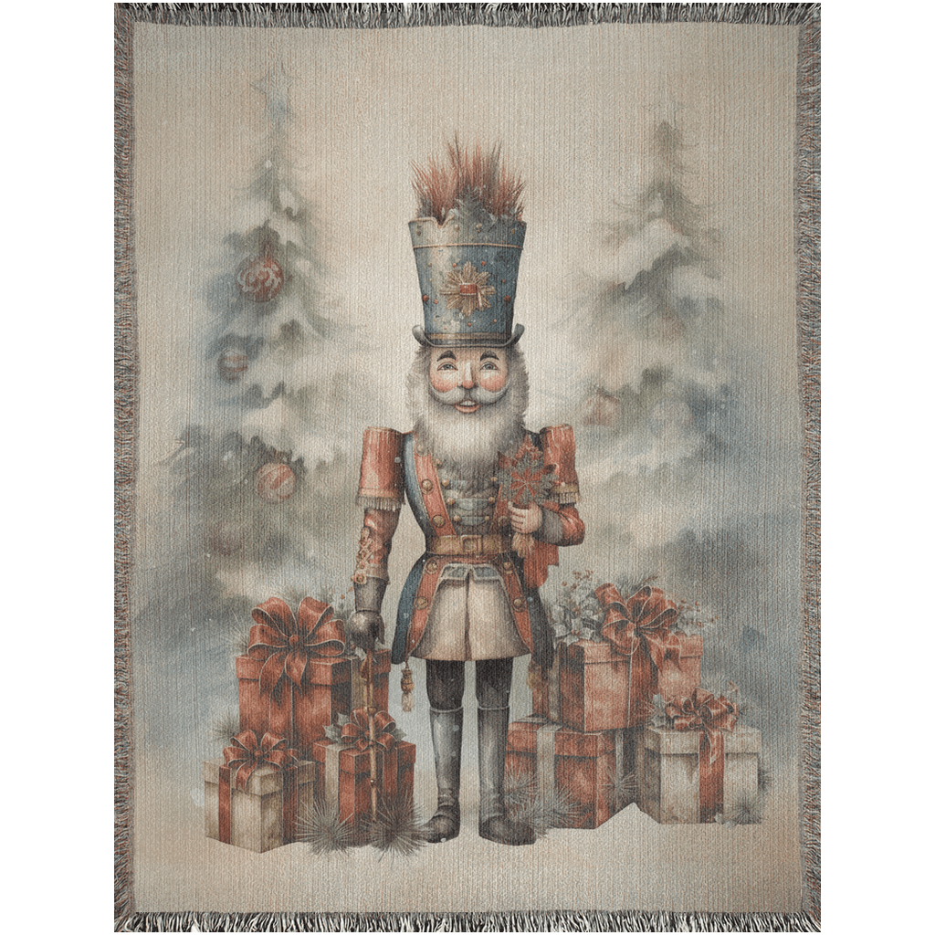 Holiday Nutcracker Cheer Woven Blankets - ZumBuys