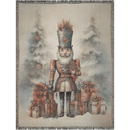 Holiday Nutcracker Cheer Woven Blankets - ZumBuys