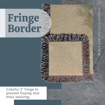 Holiday Nutcracker Cheer Woven Blankets - ZumBuys