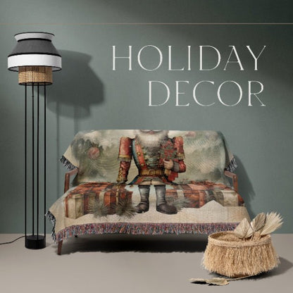 Holiday Nutcracker Cheer Woven Blankets - ZumBuys