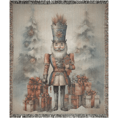 Holiday Nutcracker Cheer Woven Blankets - ZumBuys