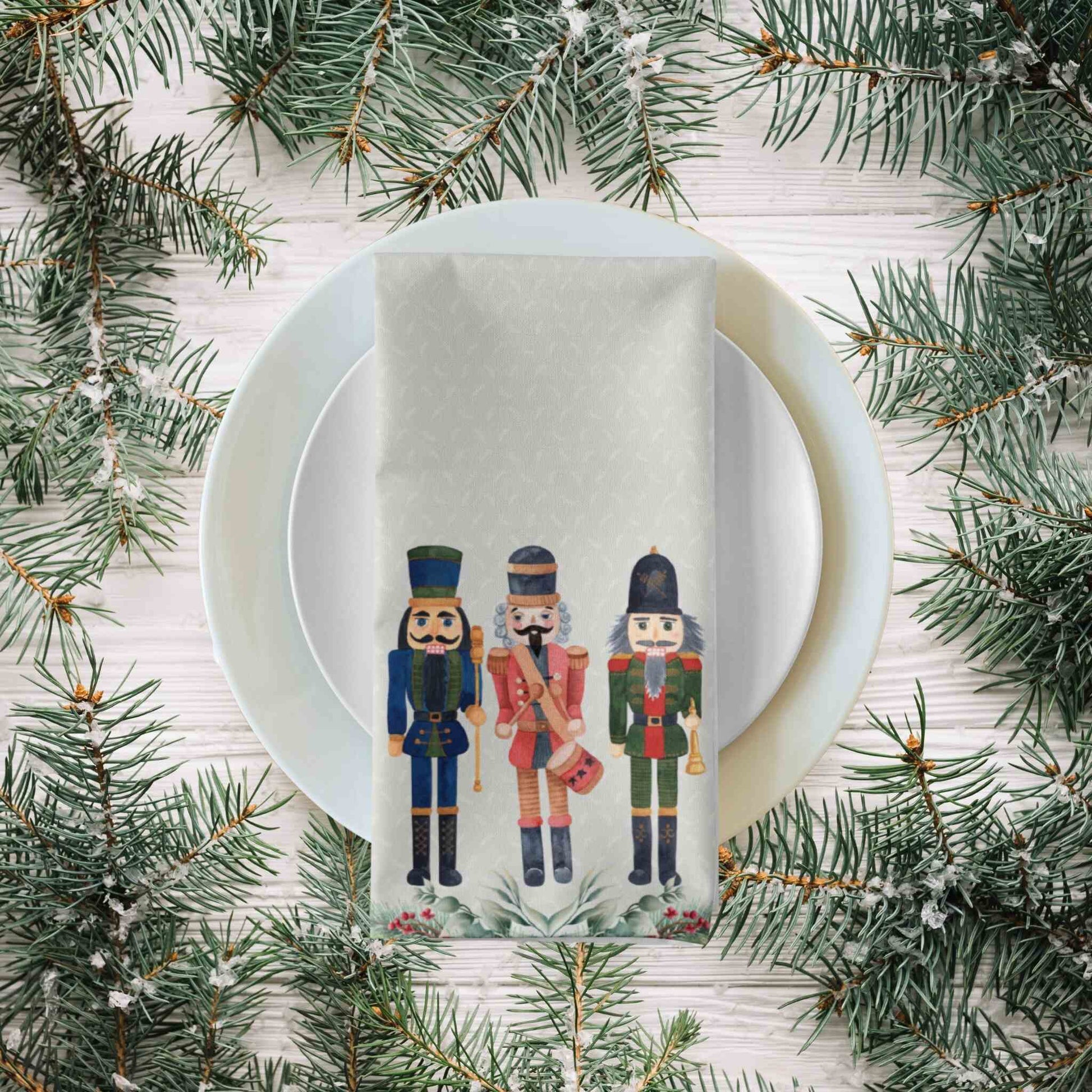 Holiday Nutcracker Cloth Napkins (4PK) - ZumBuys