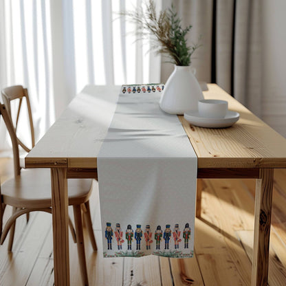 Holiday Nutcrackers Table Runner (Cotton, Poly) - ZumBuys