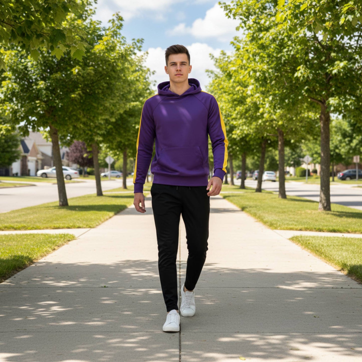 Holiday Track Hooded Top - ZumBuys