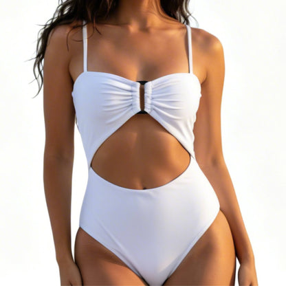 Hollow Cut Out One Piece - ZumBuys