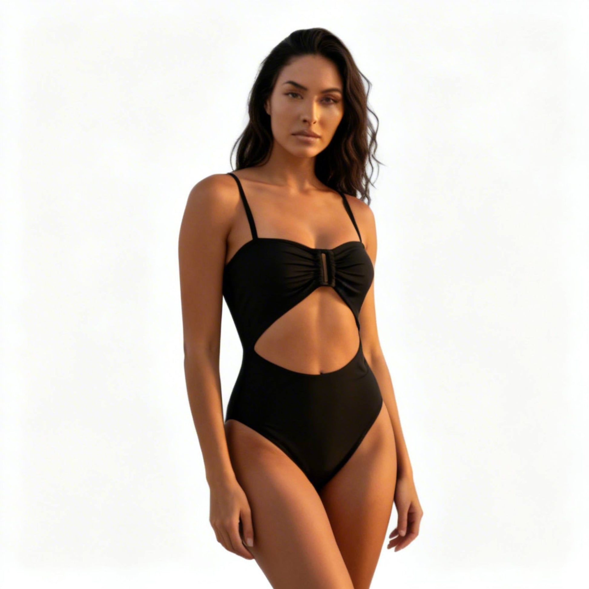 Hollow Cut Out One Piece - ZumBuys