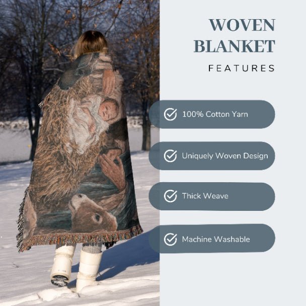Holy Arrival Woven Blankets - ZumBuys