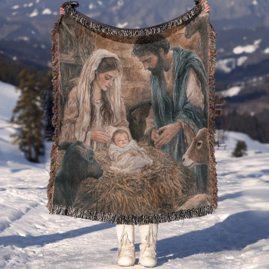 Holy Arrival Woven Blankets - ZumBuys