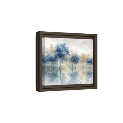 Hushed Reflections Matte Canvas, Framed (Multi - color) - ZumBuys