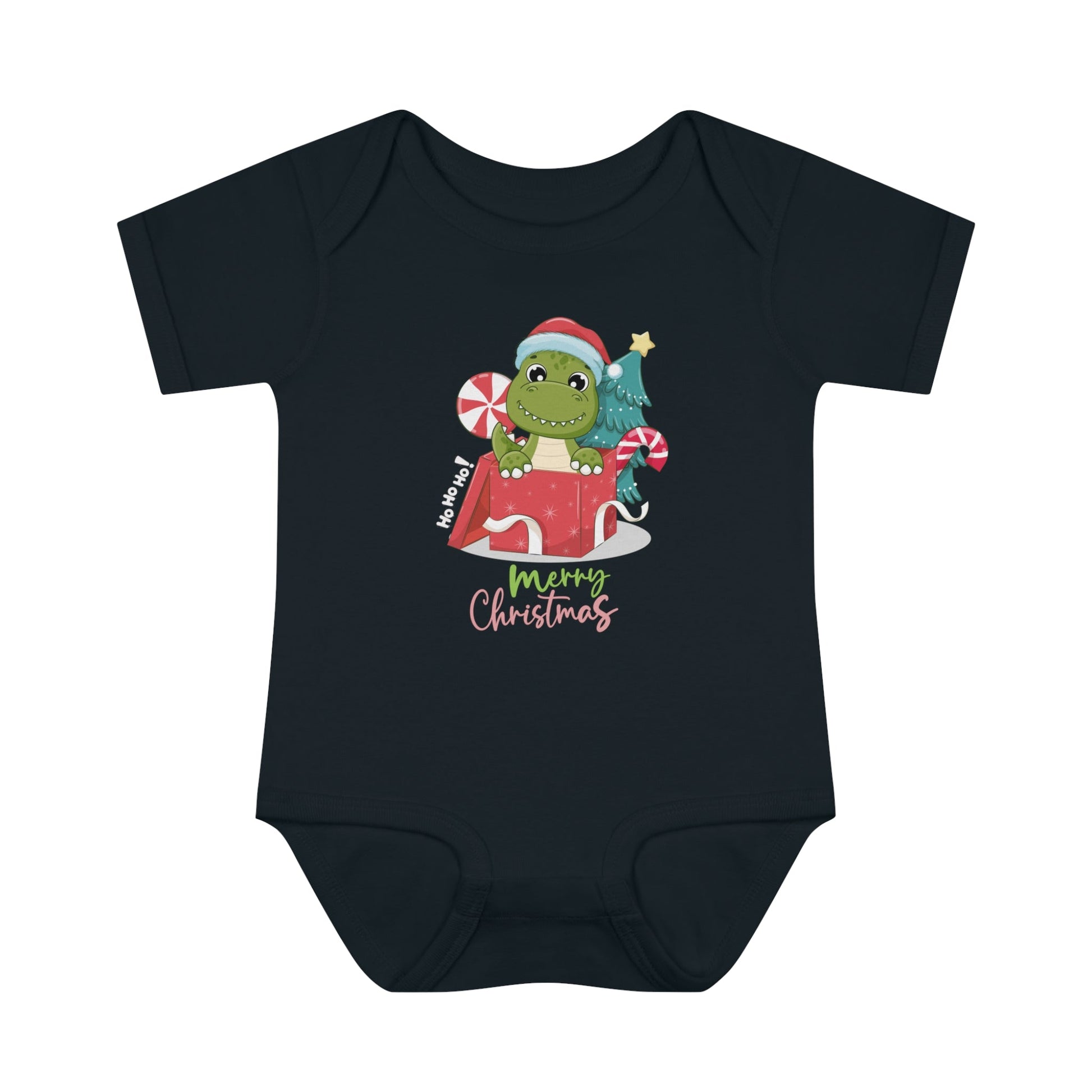 Jolly Dino Infant Baby Rib Bodysuit - ZumBuys