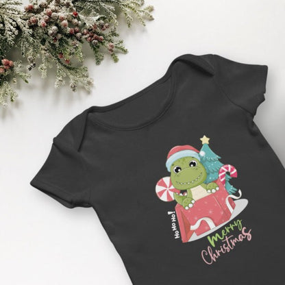 Jolly Dino Infant Baby Rib Bodysuit - ZumBuys