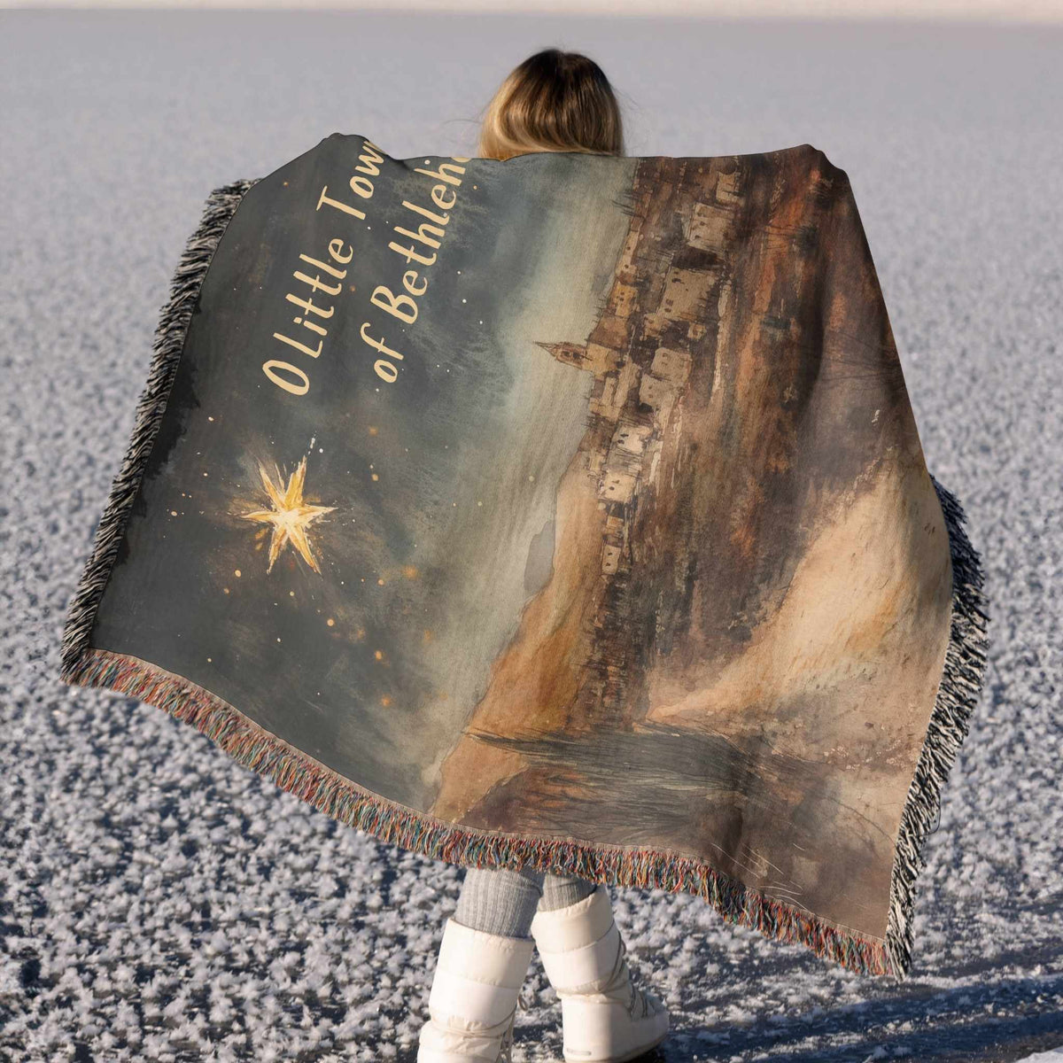 Journey to Bethlehem Woven Blanket - ZumBuys
