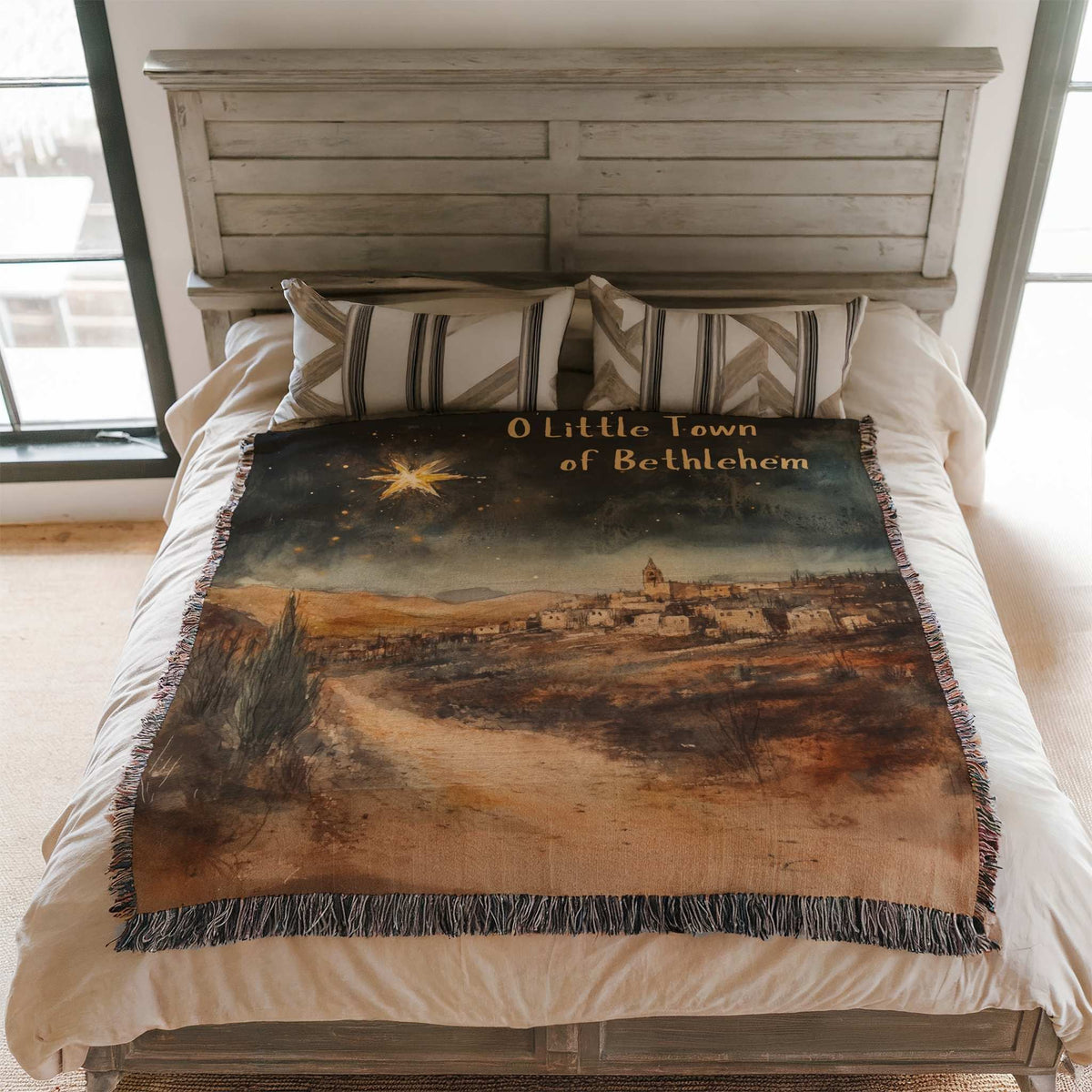 Journey to Bethlehem Woven Blanket - ZumBuys