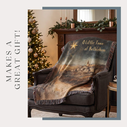 Journey to Bethlehem Woven Blanket - ZumBuys