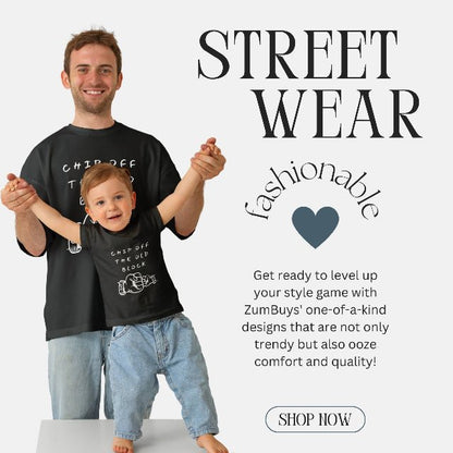 Just Like Dad Men's Heavy Cotton Tee - ZumBuys