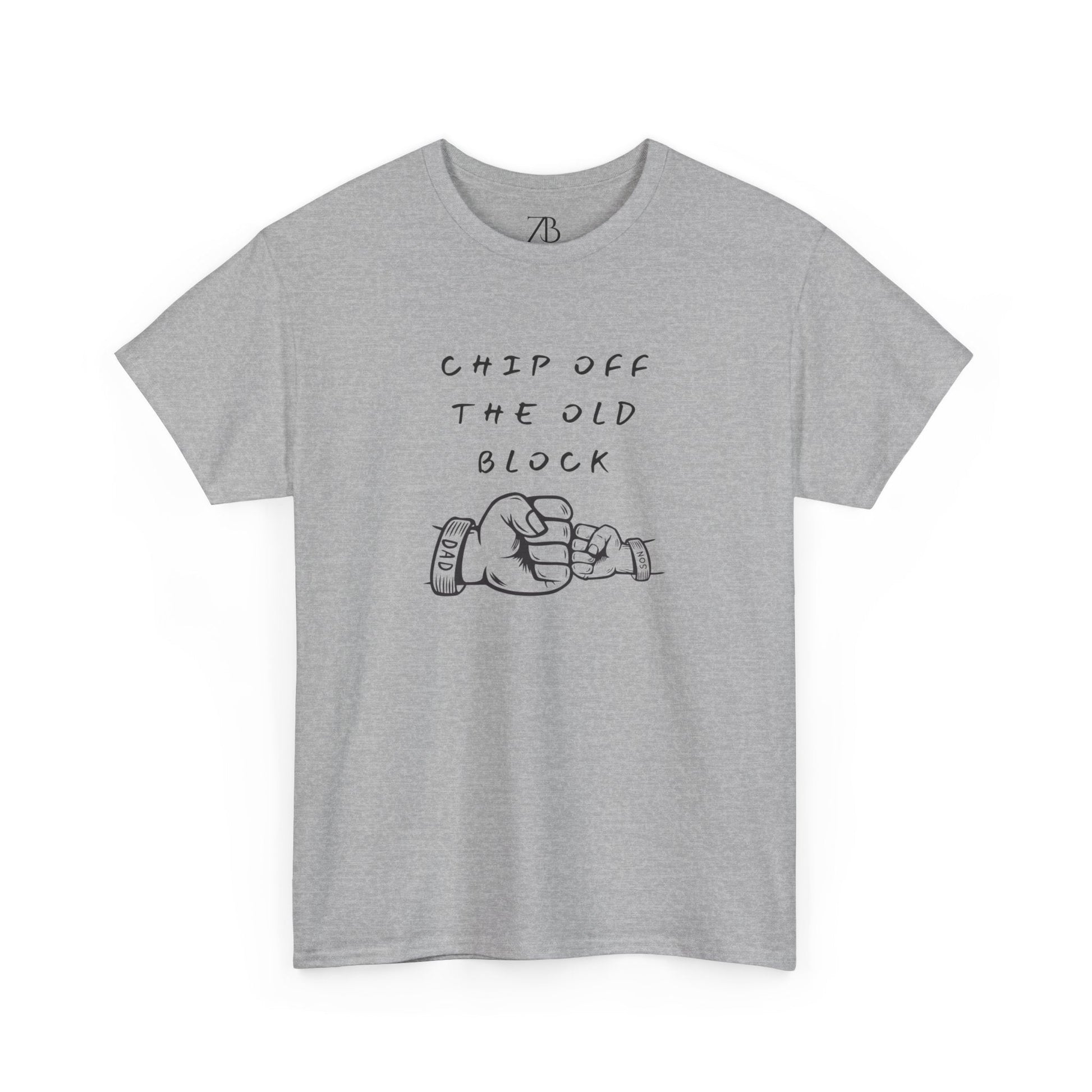 Just Like Dad Men's Heavy Cotton Tee - ZumBuys