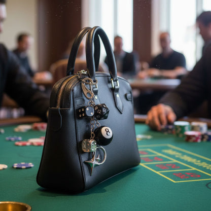 Las Vegas Theme Bag Charm Keychain - ZumBuys