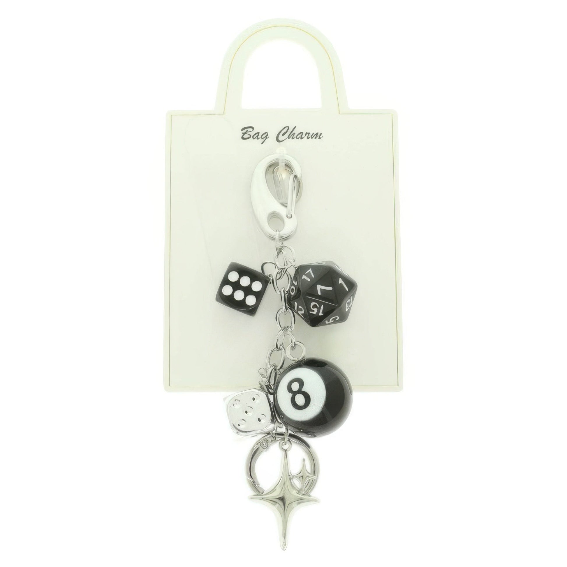 Las Vegas Theme Bag Charm Keychain - ZumBuys