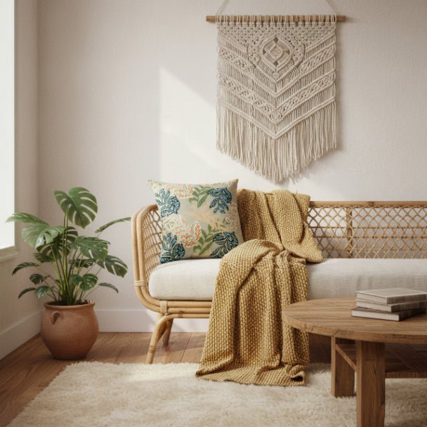 Leafy Relics Square Pillow Cover - ZumBuys