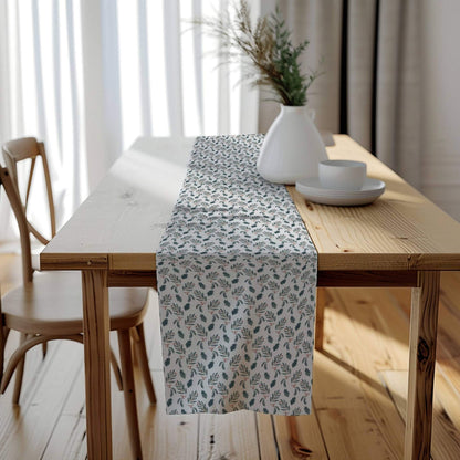 Leaves and Holly Table Runner (Cotton, Poly) - ZumBuys