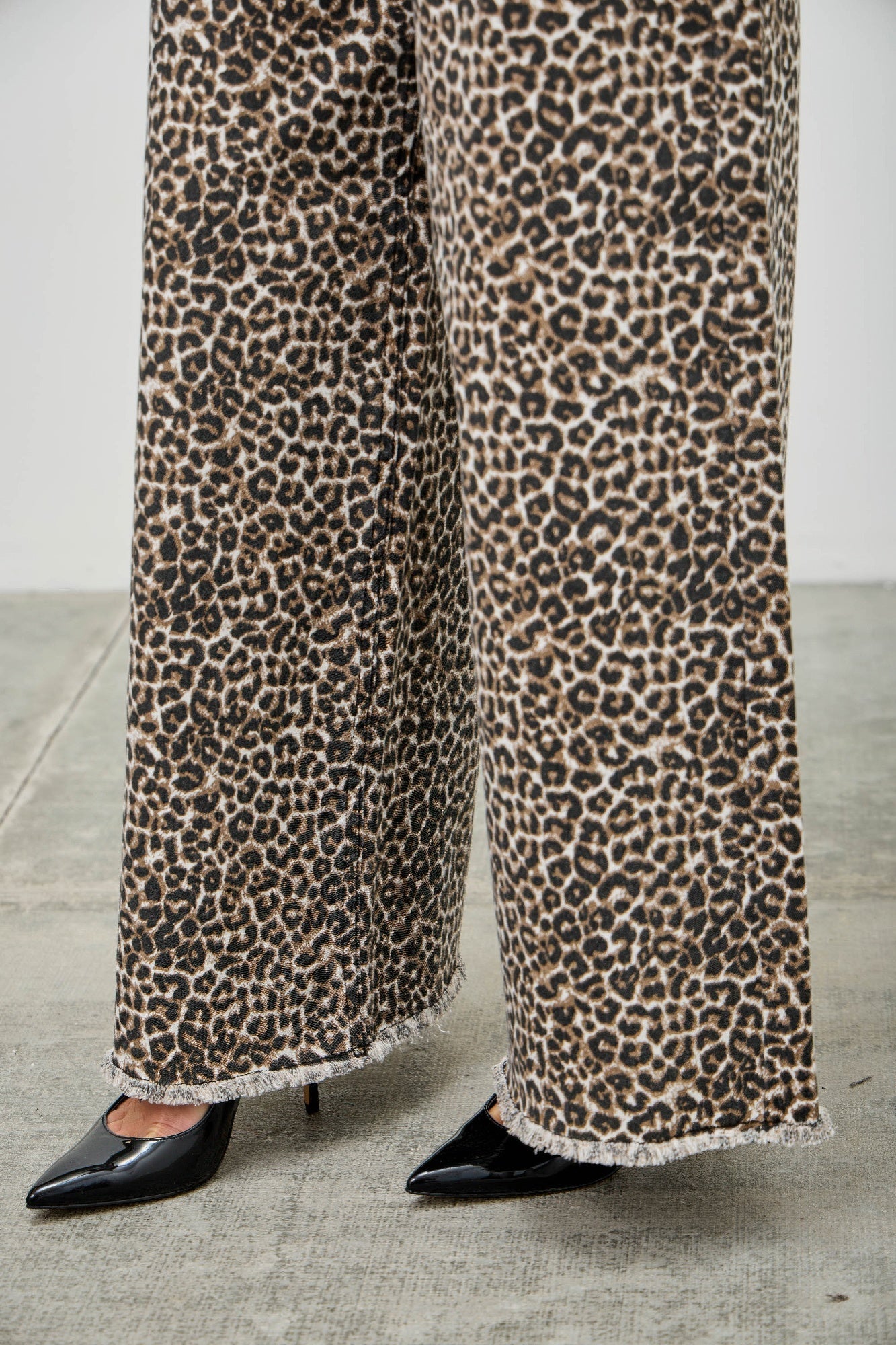 Leopard Super High Rise Wide Leg With Stretch - ZumBuys