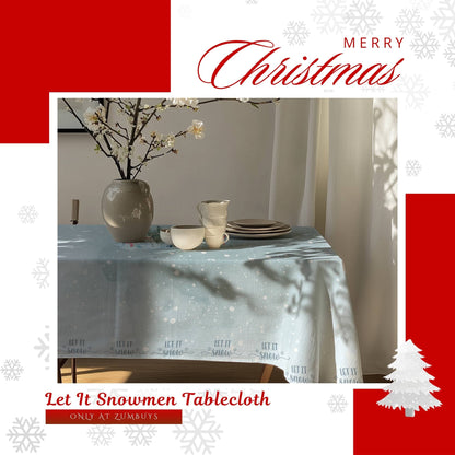 Let it Snowmen Tablecloth - ZumBuys