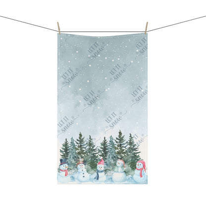 Let it Snowmen Tea Towels (cotton, poly) - ZumBuys