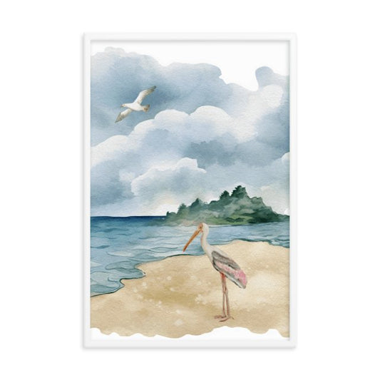 Lonesome Gull Framed Art - ZumBuys