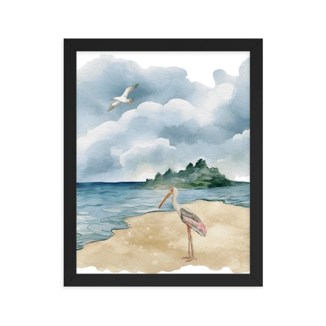 Lonesome Gull Framed Art - ZumBuys