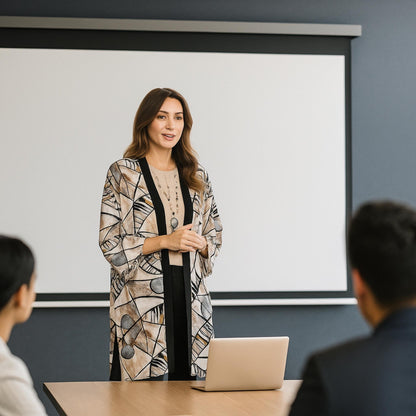 Long contrast Jacket - ZumBuys