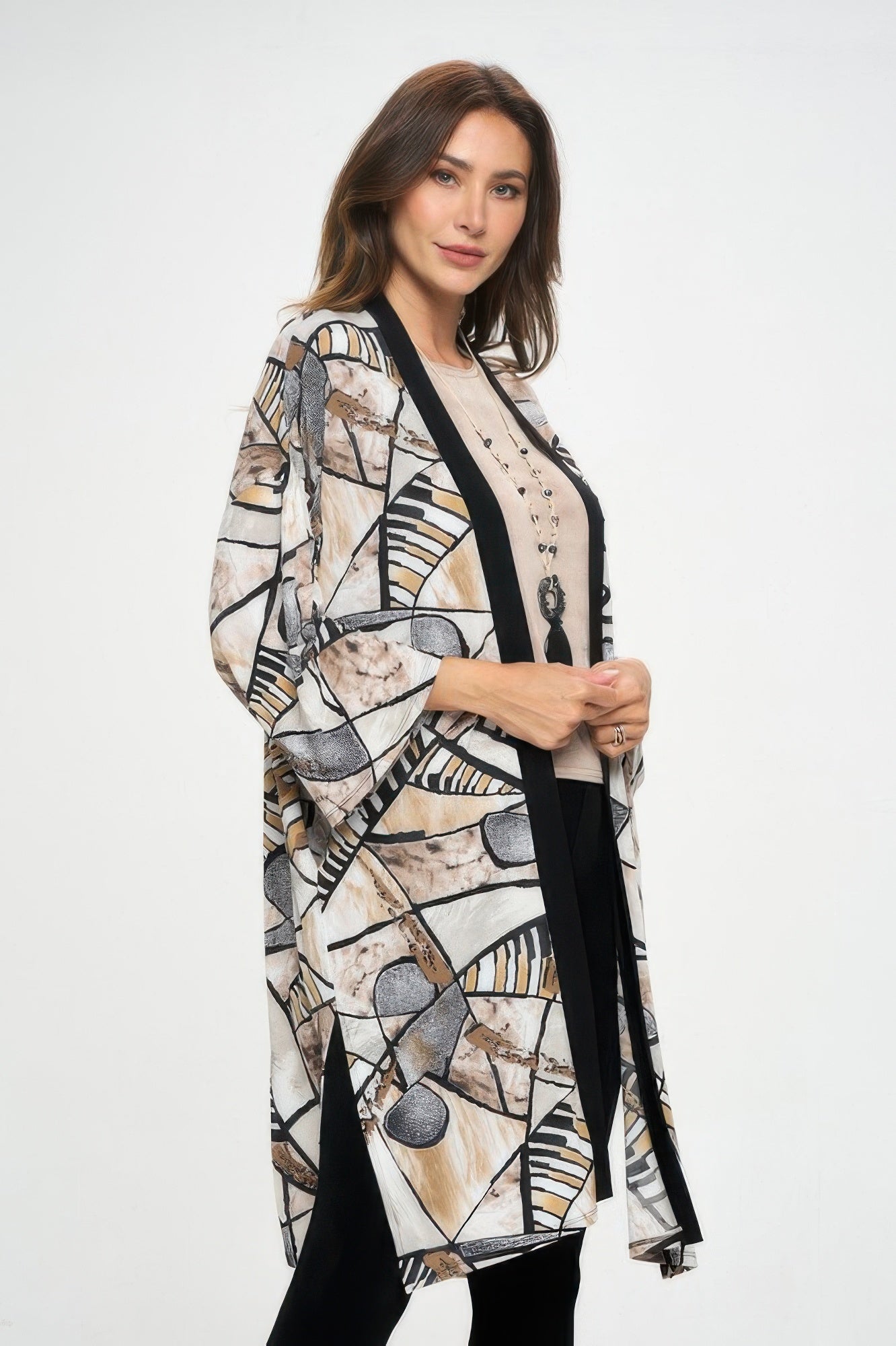 Long contrast Jacket - ZumBuys