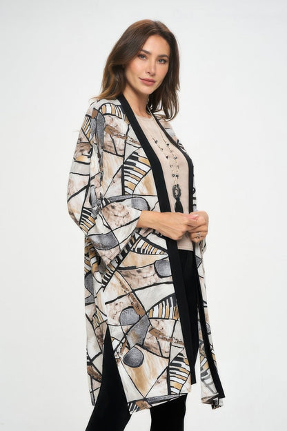 Long contrast Jacket - ZumBuys