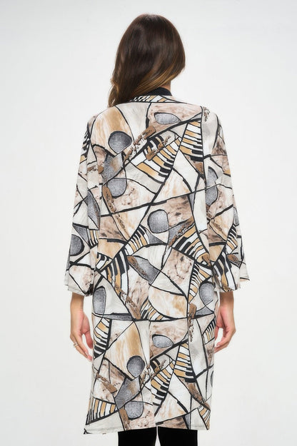 Long contrast Jacket - ZumBuys