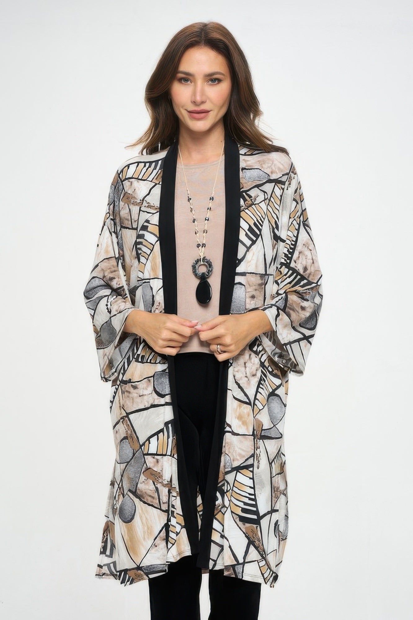 Long contrast Jacket - ZumBuys