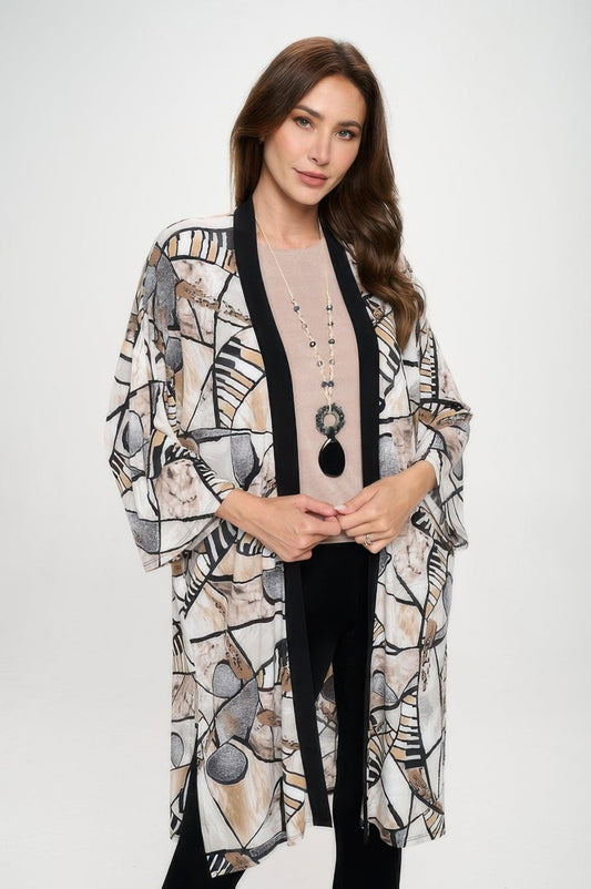 Long contrast Jacket - ZumBuys
