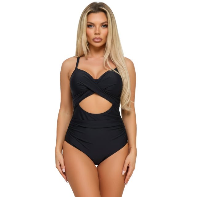 Marilyn Swimsuit - Cutout One Piece - ZumBuys