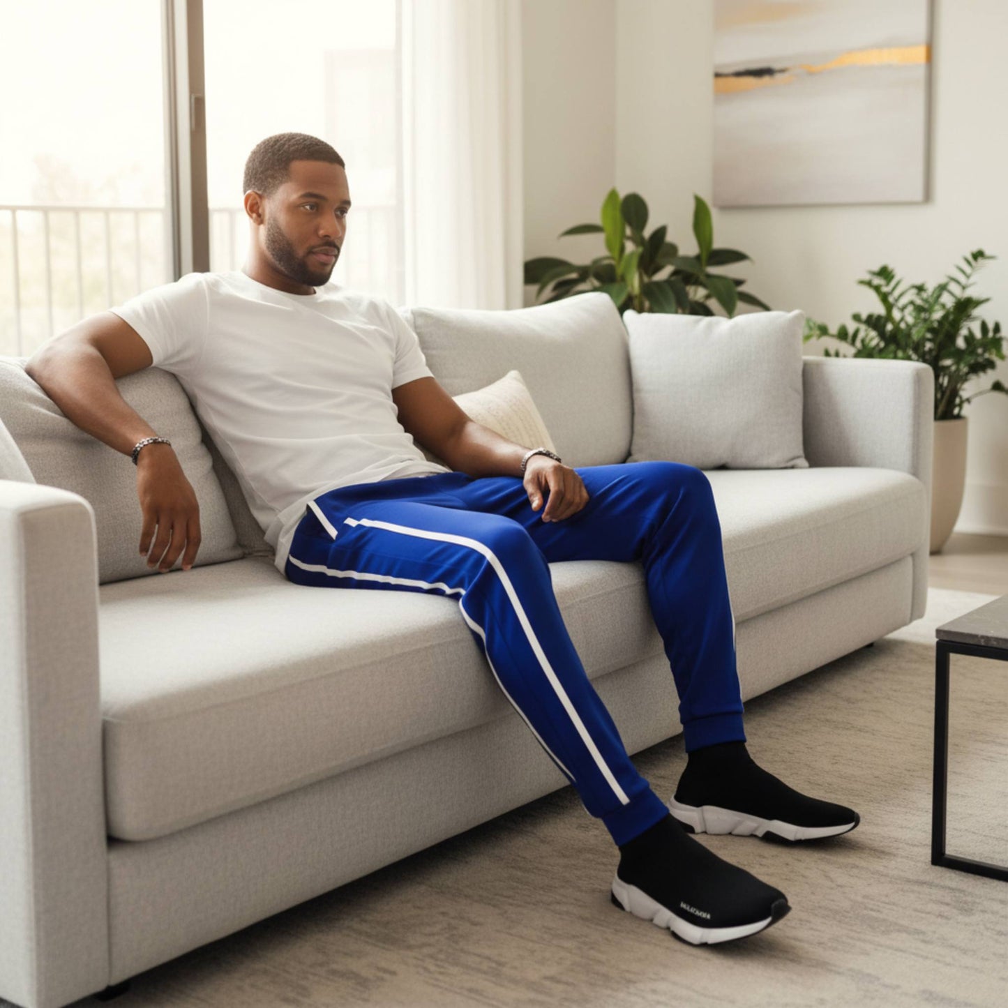 Mens Active Wear Running Track Pant Joggers - ZumBuys