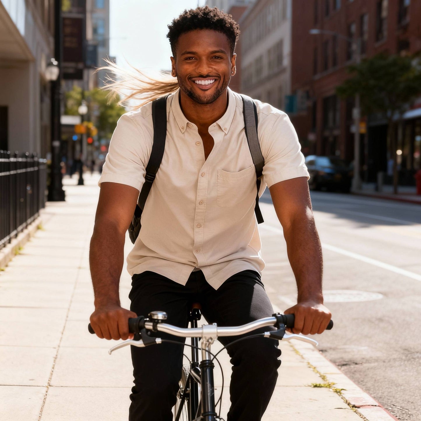 Men's Casual Short Sleeve Solid Shirts - ZumBuys