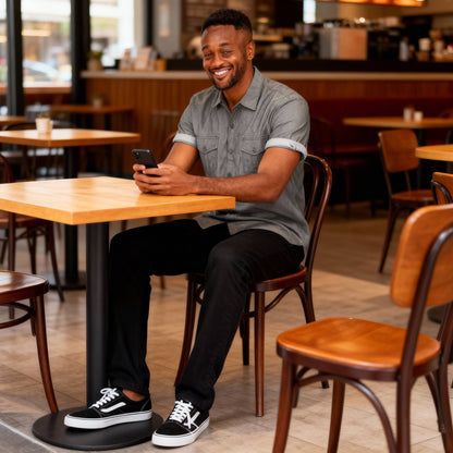 Men's Casual Short Sleeve Two Tone Shirts - ZumBuys