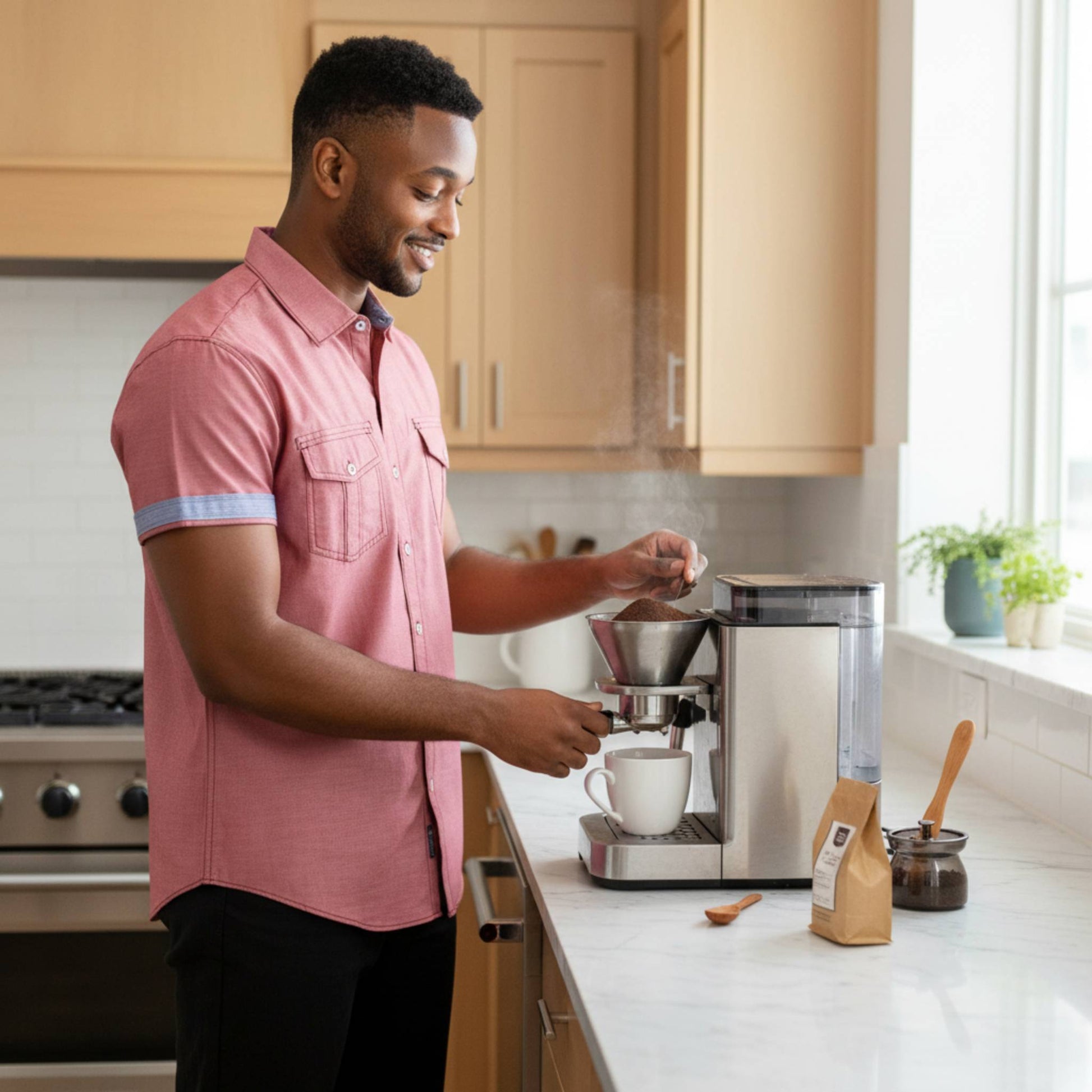 Men's Casual Short Sleeve Two Tone Shirts - ZumBuys