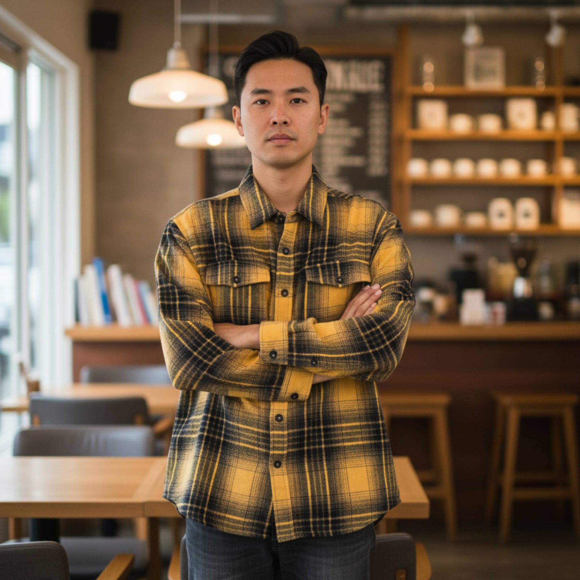 Mens Checkered Soft Flannel Shacket - ZumBuys