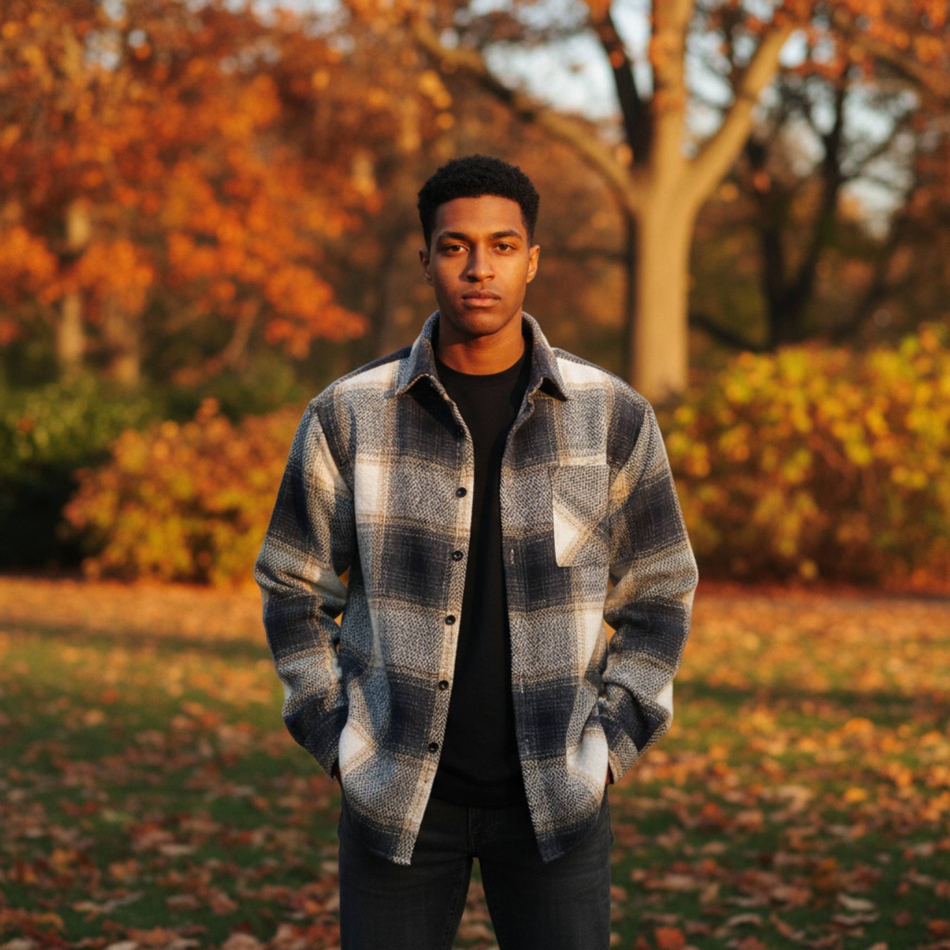 Mens Flannel Shirt Jacket Shacket - ZumBuys