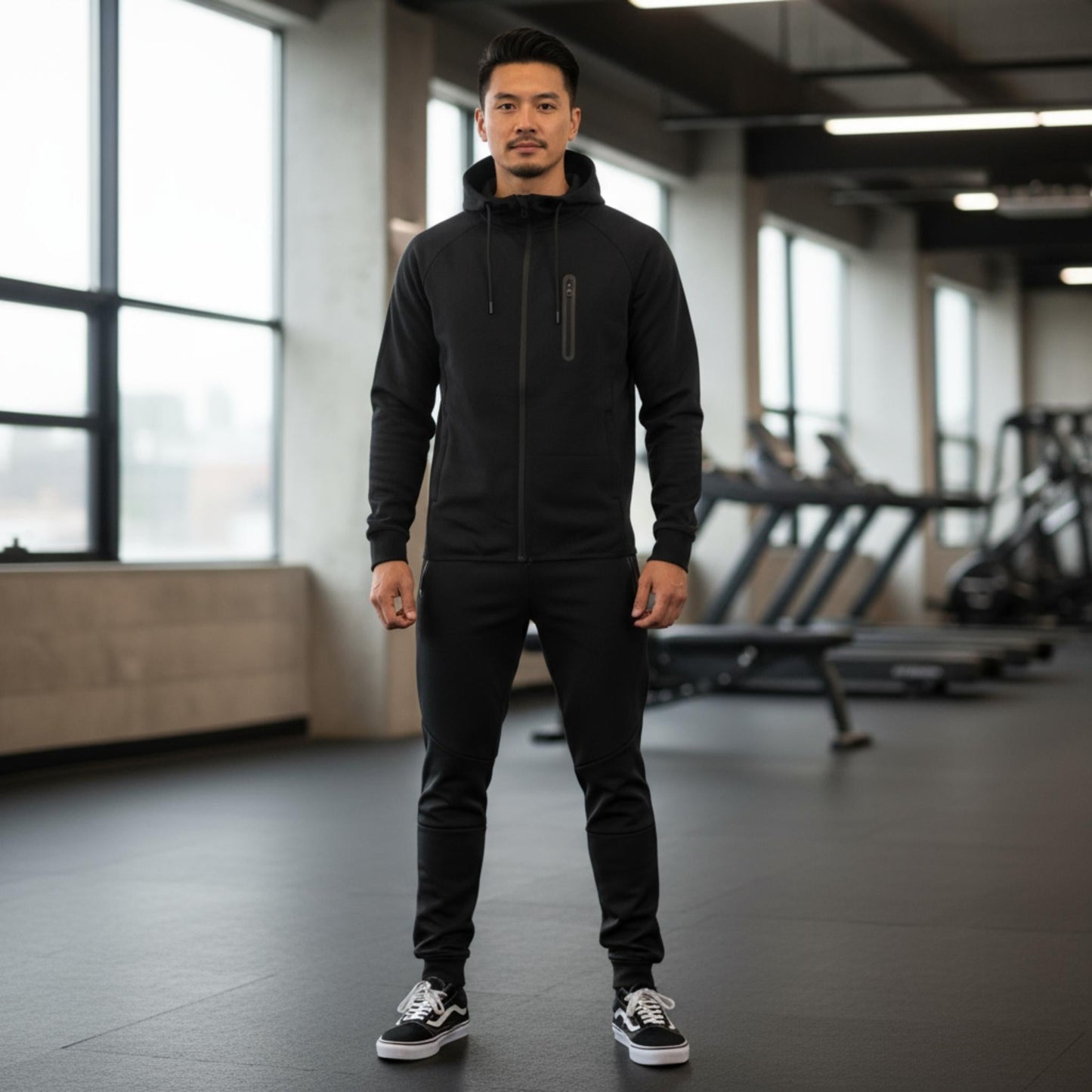 Men's Full Solid Color Track Set - ZumBuys