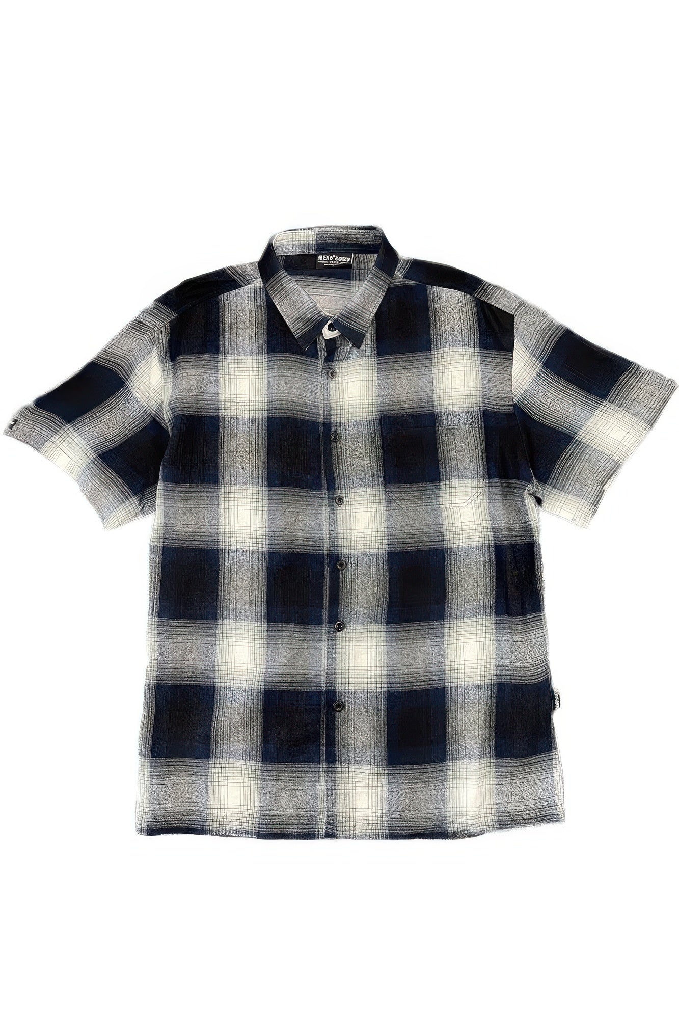 Mens Plaid Short Sleeve Flannel - ZumBuys