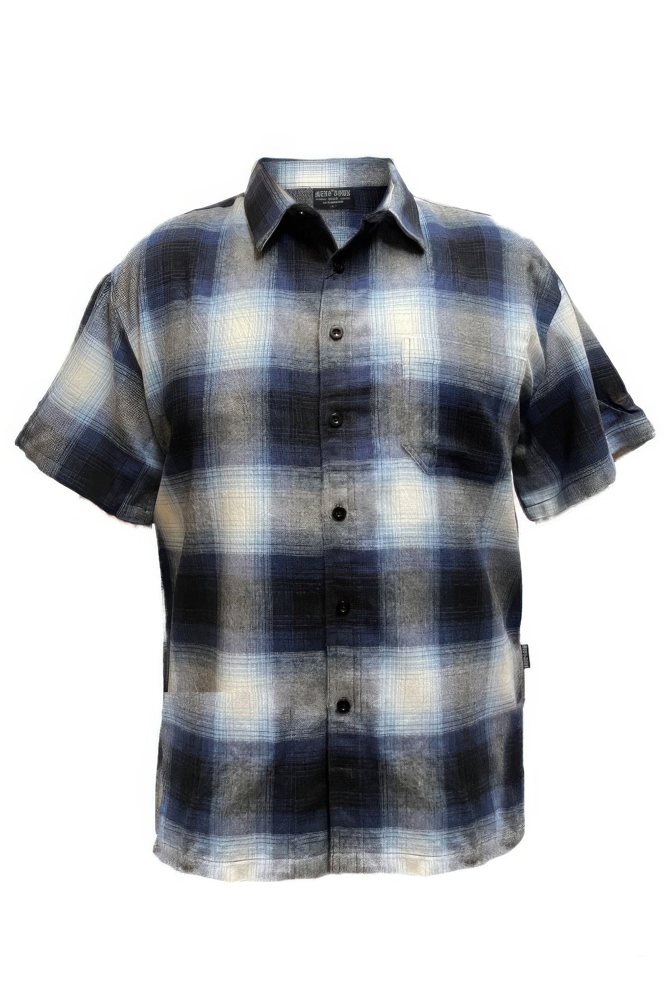 Mens Plaid Short Sleeve Flannel - ZumBuys
