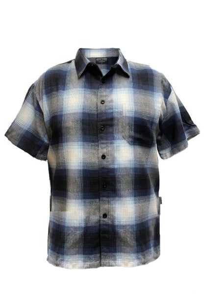 Mens Plaid Short Sleeve Flannel - ZumBuys