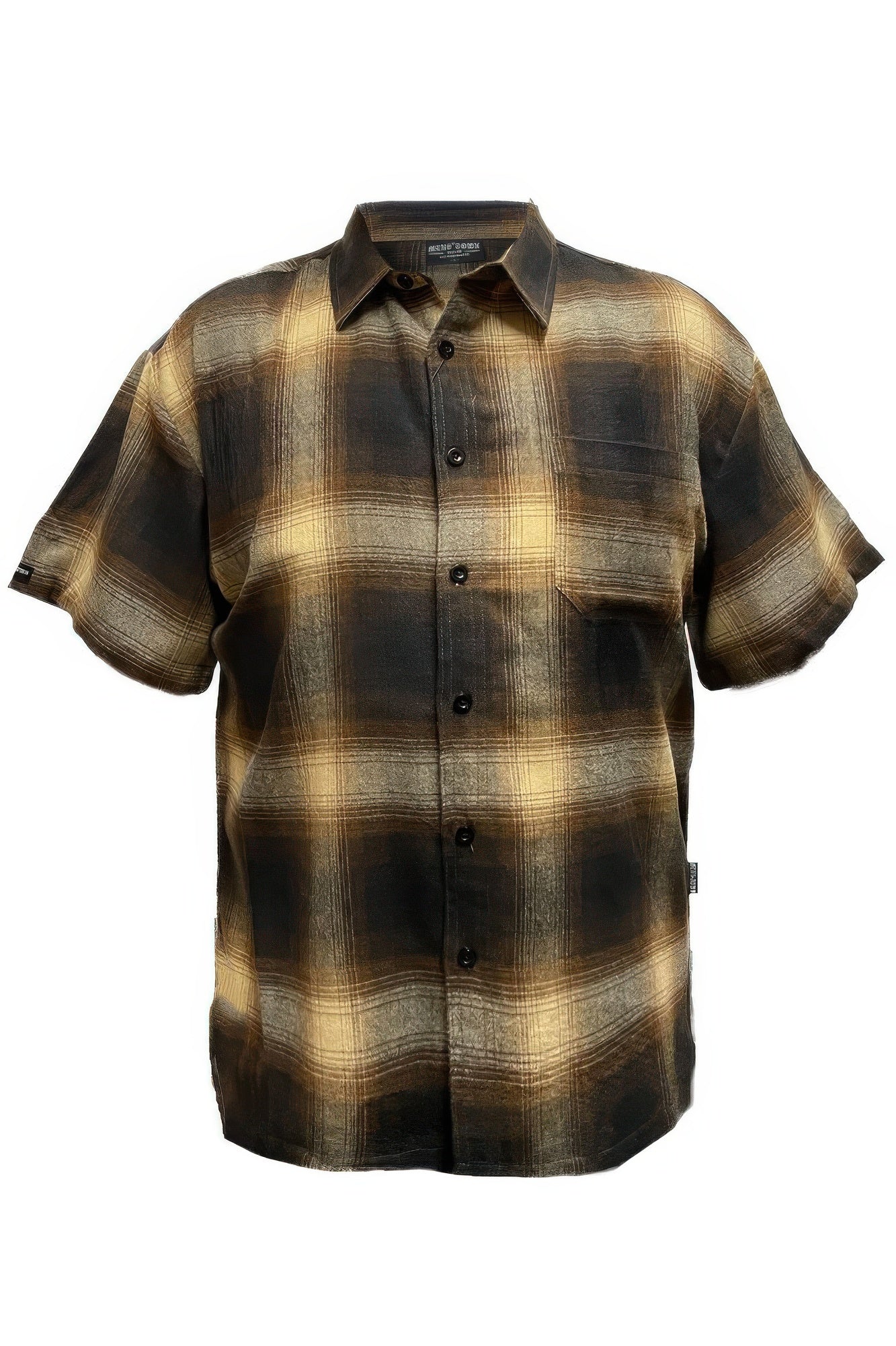 Mens Plaid Short Sleeve Flannel - ZumBuys